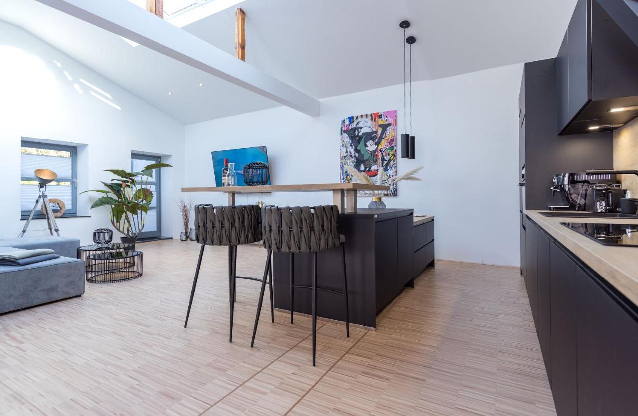 Lichtdurchflutetes Design - Appartement Guetersloh - 90 Qm Ngoại thất bức ảnh